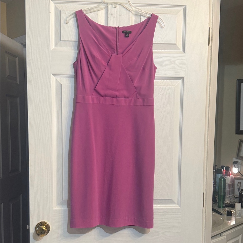 Ann Taylor Lavender Pale Pink Midi Dress